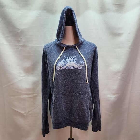 Vintage Brand Blue Penn State University Hooded Sweatshirt Size Medium - Picture 1 of 9